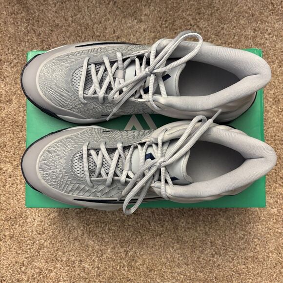 Nike Giannis Immortality 4 Mens 12 Wolf Grey/Mtlc Platinum Bball Slighty Used - Picture 2 of 7